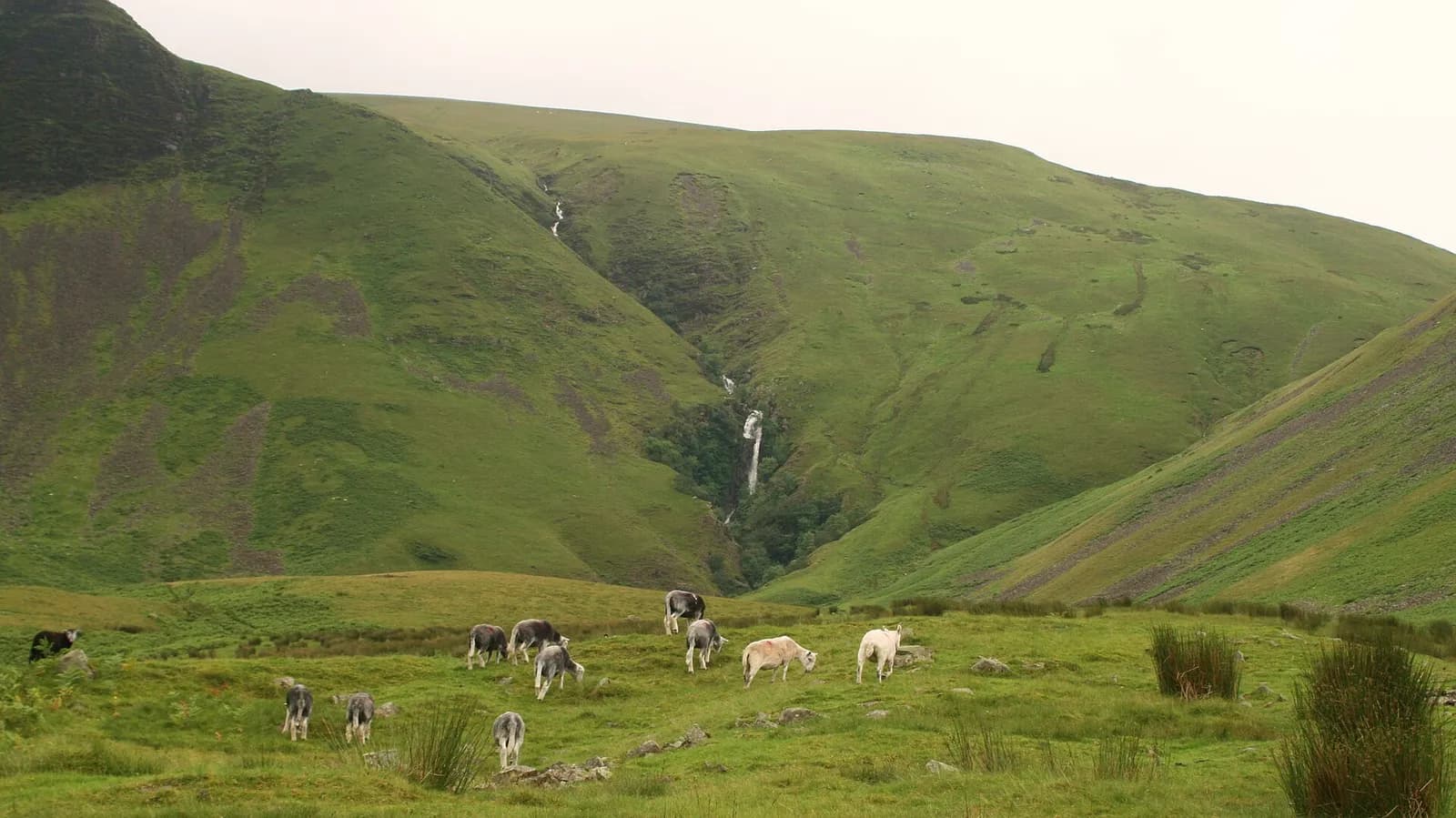 Cautley Spout falling down the Howgill Fells