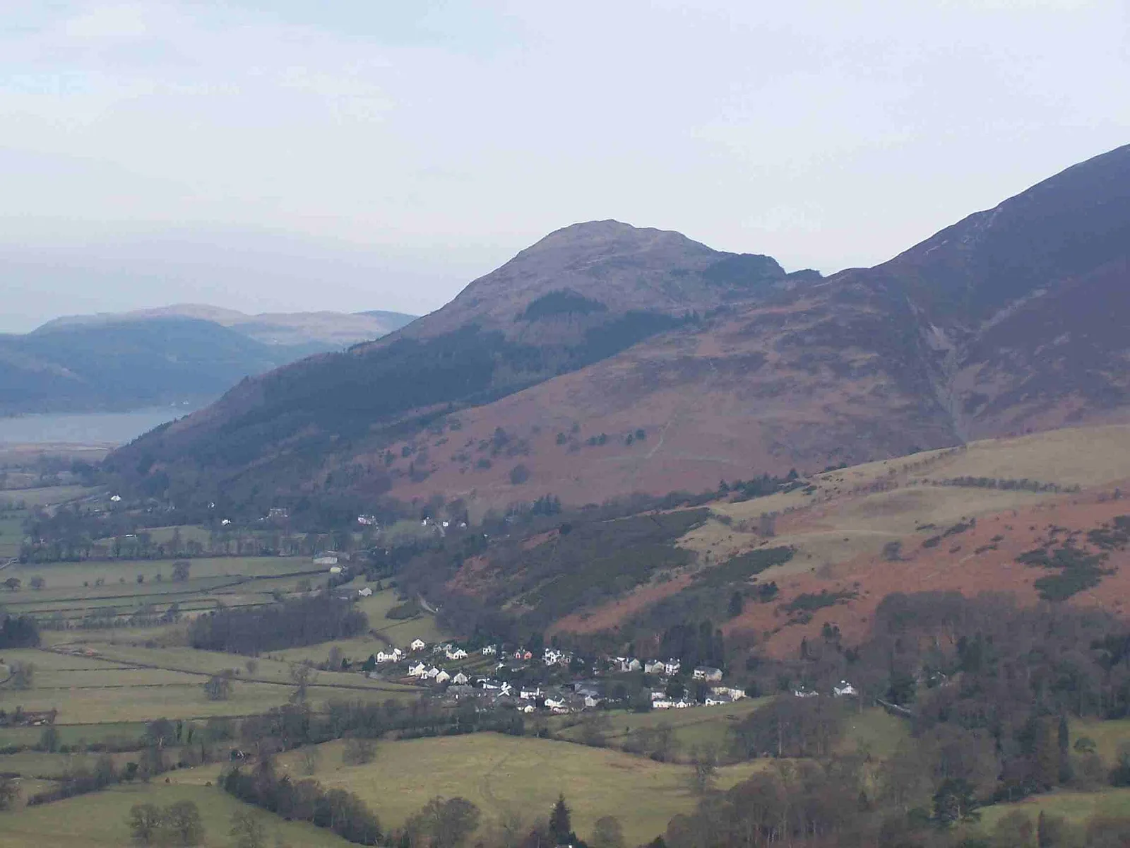 Dodd rising above the valley north of Keswick