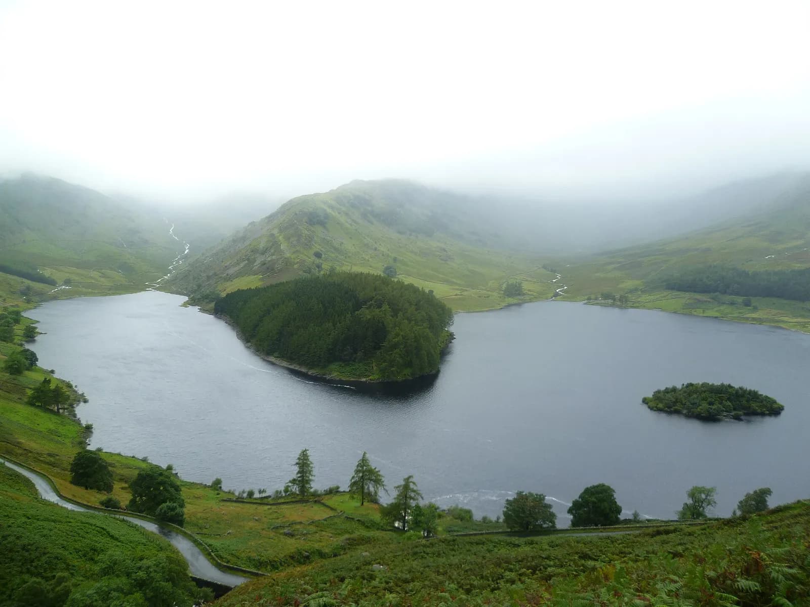 Haweswater and The Rigg at Mardale Head, start of the Rough Crag ridge